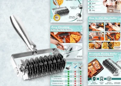 Lattice Cutter Amazon Listing Images & A+ Product Infographic. Lifestyle Photo Design.Main Image Background. EBC Enhanced Brand Content Editing E-commerce Optimization